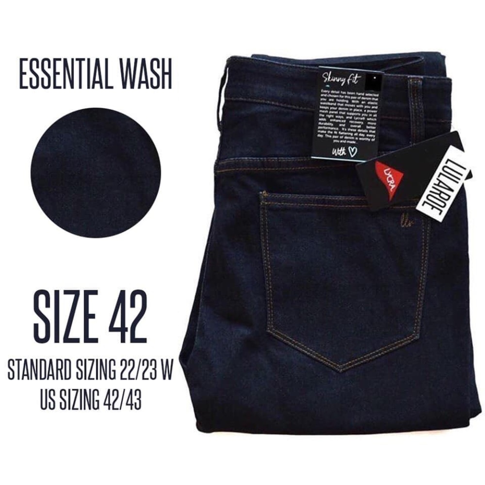 Size 42 LuLaRoe Denim Jeans w/ Lycra - Picture 2 of 5